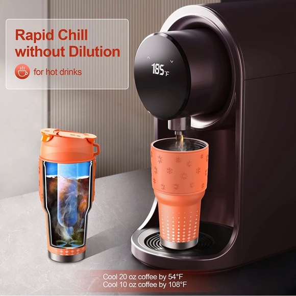 Yolin Kitchen Tumbler With Instant Chiller Iced Coffee Maker